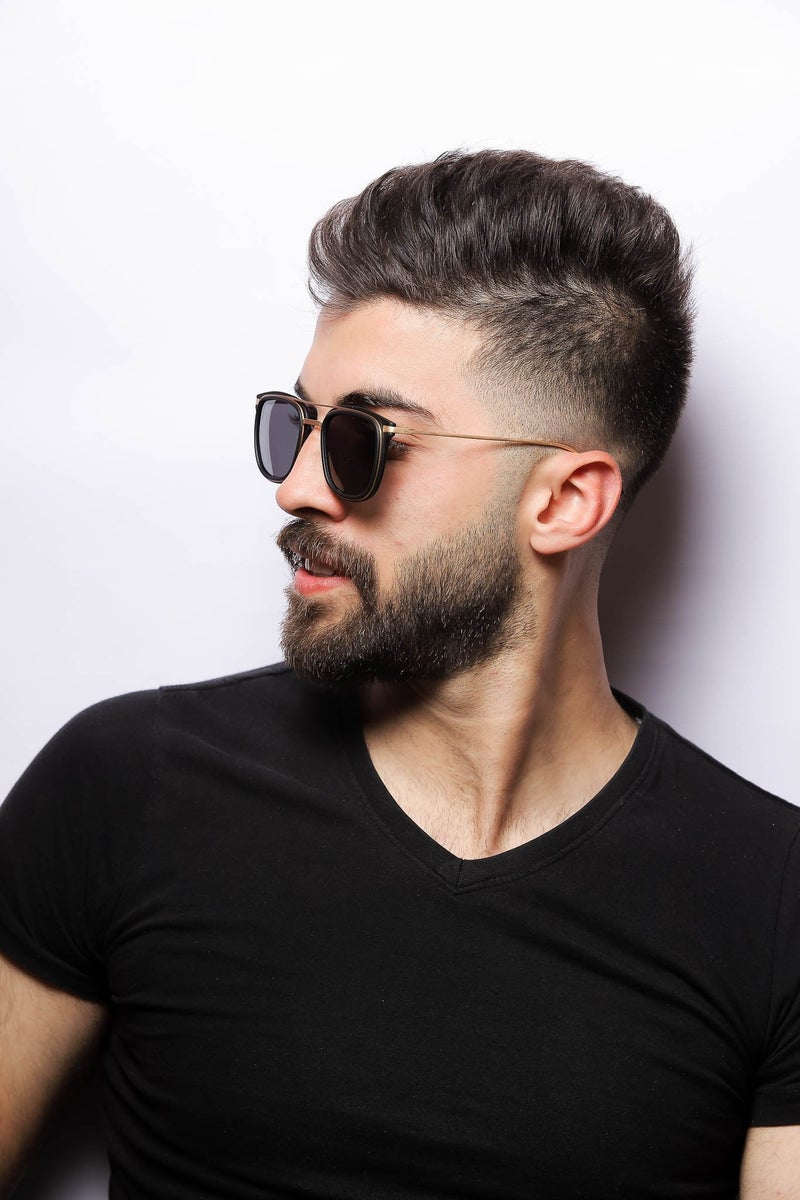 VEGAS Full Rim Square Men Grey  Sunglasses V2049 S C6 - Image 2